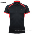 Moisture Wickiing Polo Shirt Moisture Wicking Dry Fit Polo Shirt Black Polyester Factory